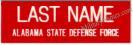 AL SDF  PLASTIC NAME PLATES