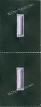 EMBROIDERED COLLAR RANKS (Silver or Gold) ON OLIVE DRAB