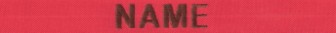 BROWN ON RED FABRIC STRIPS