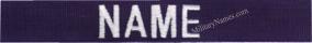 NAME TAPES WHITE ON NAVY
