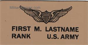 ARMY LEATHER FLIGHT BADGES