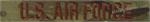 MULTICAM U.S. AIR FORCE with Hook  Fastener   (SPICE BROWN THREAD 5 INCH )