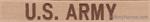 DESERT WEBBED U.S. ARMY TAPE (Sew On)